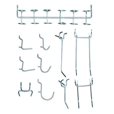 DECKO Assorted Peg hooks 1/8 in. and 1/4 in., 50PK DK41009